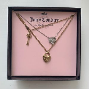 Brand New Juicy Couture Necklace Set